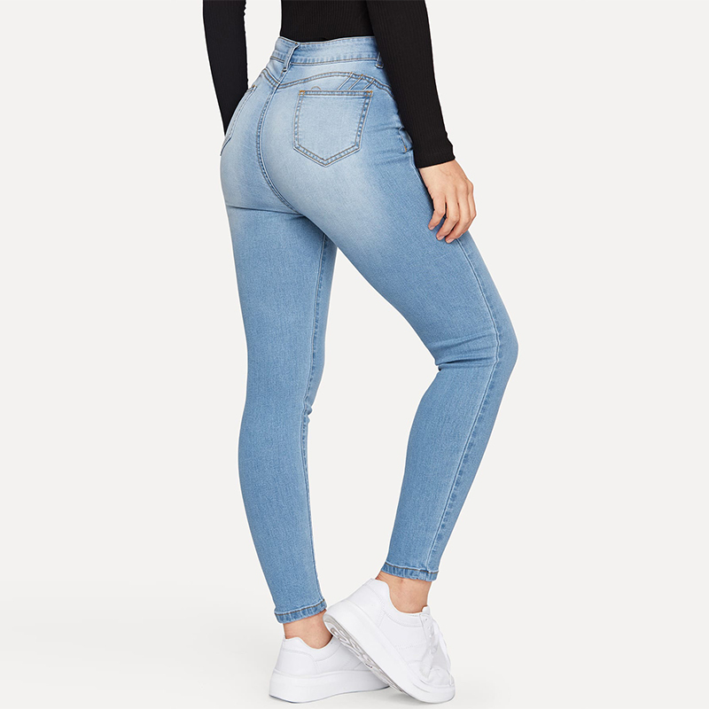 CL871-1 Women's Classic High Stretch Skinny Shaping Jeans