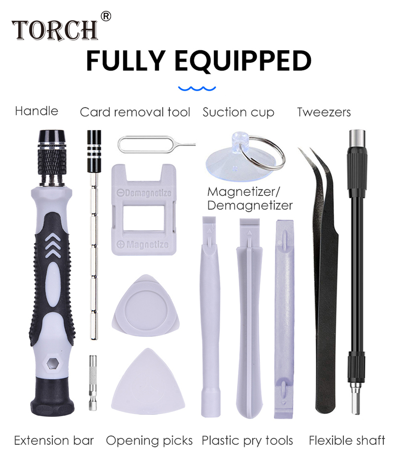 Tools power 117 in 1 Screwdriver Set of Screw Driver Bit Set Multi-function Precision Mobile Phone Repair Hand Tool Torx Hex