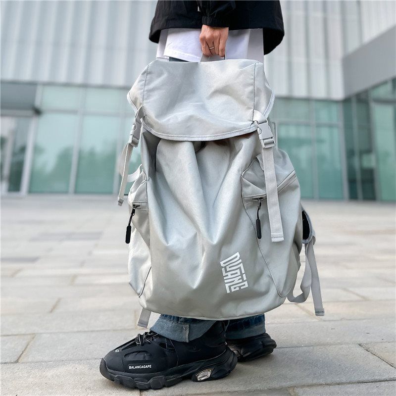 Backpack for men, large capacity travel bag, business trip bag, junior high school student sports backpack, computer bag, trendy and cool women's bag
Bag