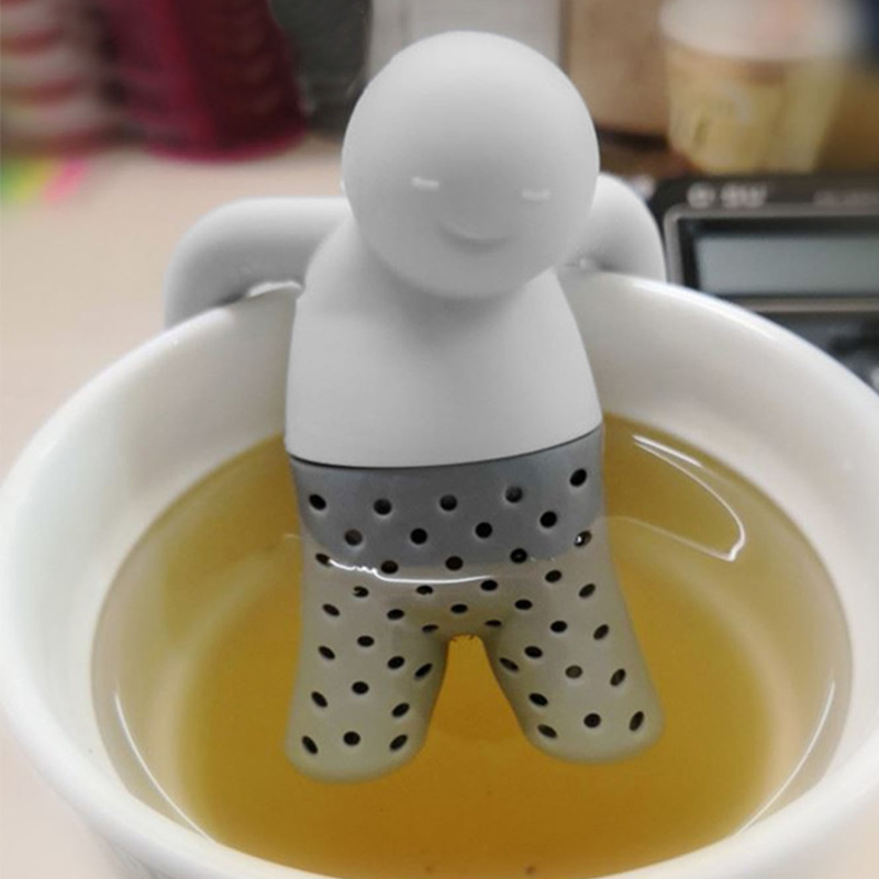 FL-XR-02 Silicone Tea Infuser Environmentally Friendly Anti-Fouling Cartoon Tea Drain Cups Mugs Teapots Filter Tea Strainer Tools

