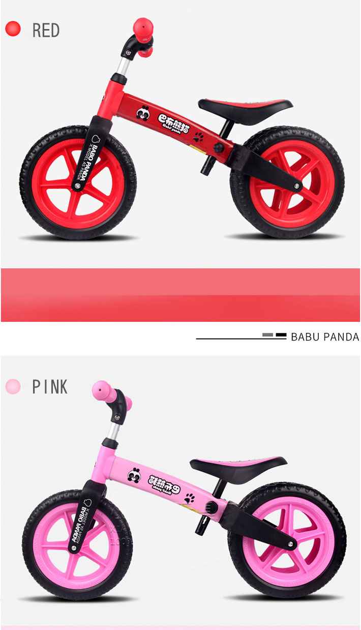 Babo Panda Children Dual Rear Wheels Scooters Adjustable Height BBP004 
