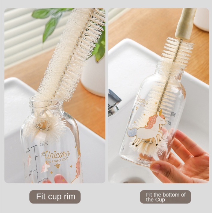 1 pcs Cup Brush Cleaning Long Handle Small Brush Wall Breaking Machine Special Cup Cleaning Artifact Cup Brush Bottle Rinse Set