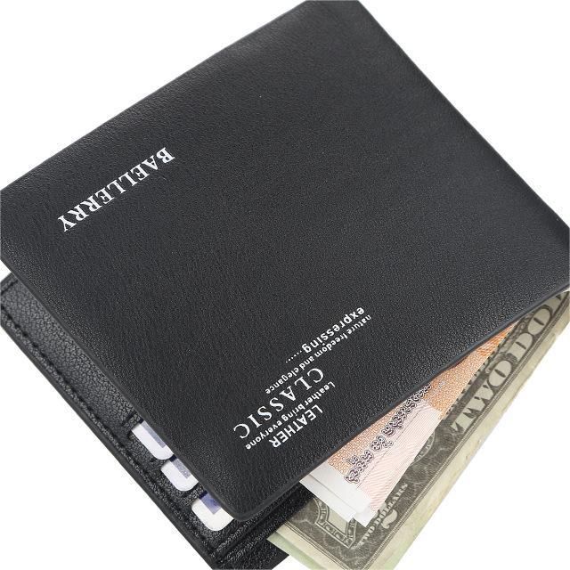 D1836 Men's New Short Thin Wallet, Horizontal Multi-Card Wallet