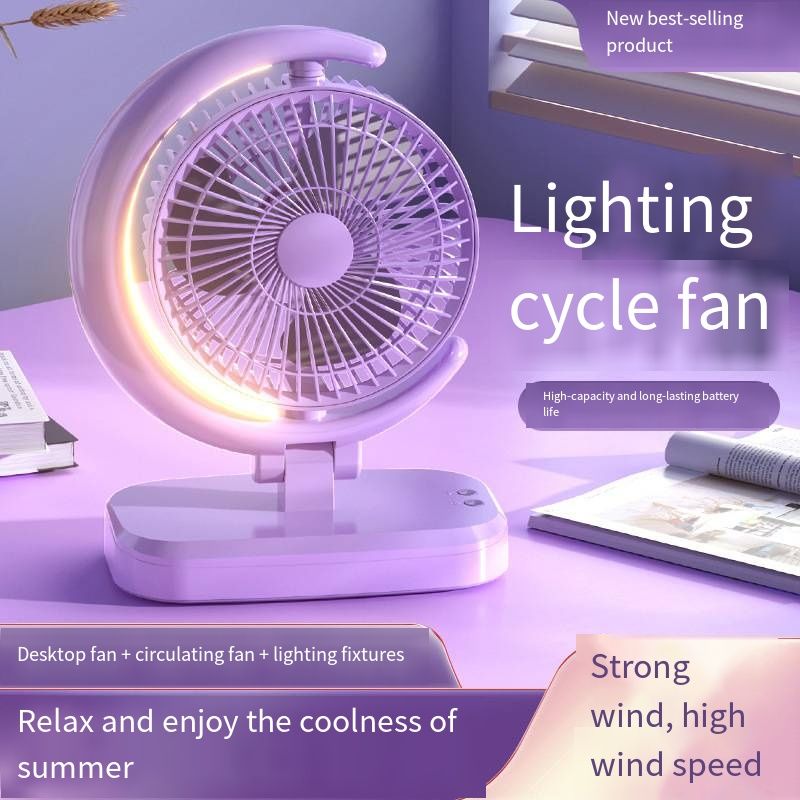 New Arrival Mini Desktop Electric Fan, USB Rechargeable Portable Table Cooling Fan, Low Noise Quiet Operation Strong Wind Air Cooler, Compact Personal Fan For Home Bedroom Office Indoor Use