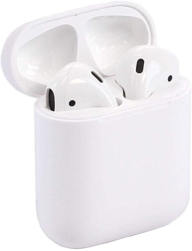Apple AirPods (2nd Generation) Wireless Earbuds with USB-C Charging, Up to 2x Active Noise Cancelling Bluetooth Headphones, Transparency Mode, Adaptive Audio, Personalized Spatial Audio (Used)
