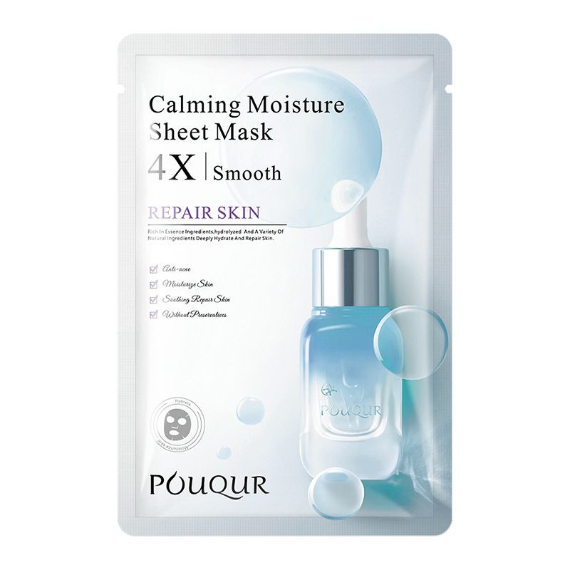 Collagen Essence Facial Mask Sheet Soothing & Moisturizing, Redness & Sunburn Relief, Daily Skin Treatment Solution Sheet Mask - Hydrating & Soothing Facial Mask with Panthenol-Hypoallergenic Self Care Sheet Mask for All Skin Types - Natural Home Spa Treatment MasksSalicylic acid