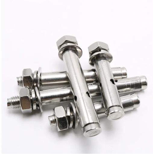 10PCS High-quality supplier Expansion Anchor Screw Wedge Anchor Bolt SS Wedges Bolt Wall Anchors

