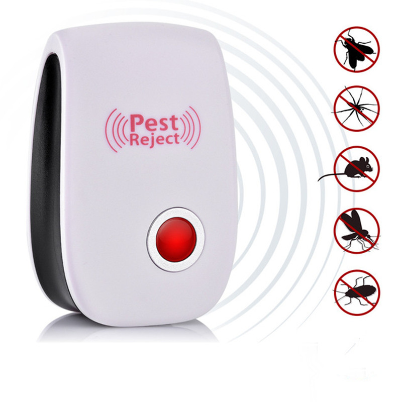 1Pcs Pest Reject Ultrasound Mouse Cockroach Repeller Device Insect Rats Spiders Mosquito Killer Pest Control Household Pest