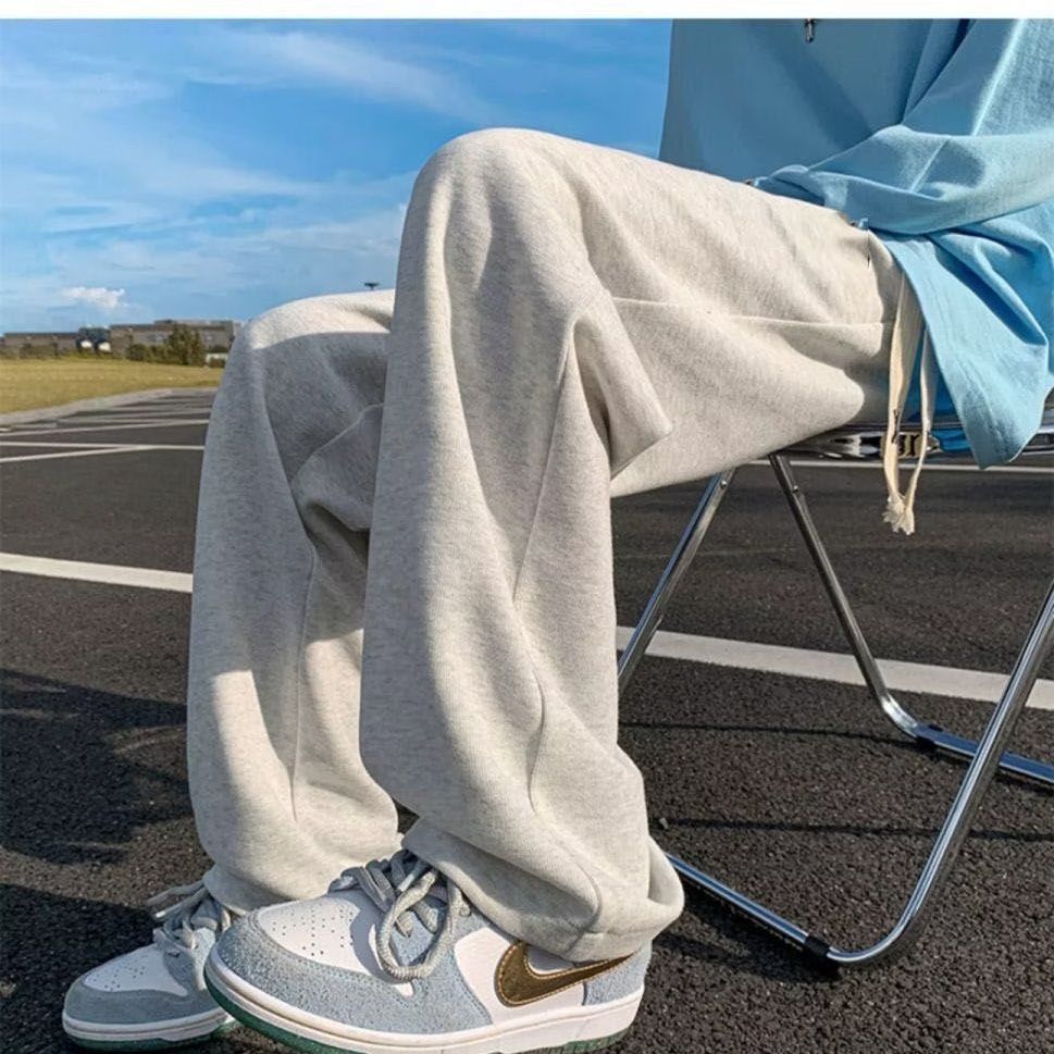 Cl D90 Men's Spring and Autumn New Thin Casual Pants Loose Sports Pants