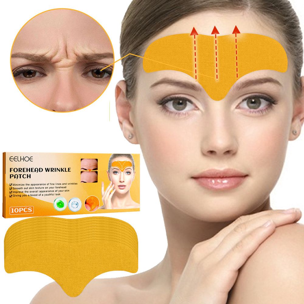 EELHOE Forehead Wrinkle Patch Lightening Forehead Wrinkle Anti-wrinkle Firming Mask Frown Treatment Stickers Anti-aging Face Skin Care