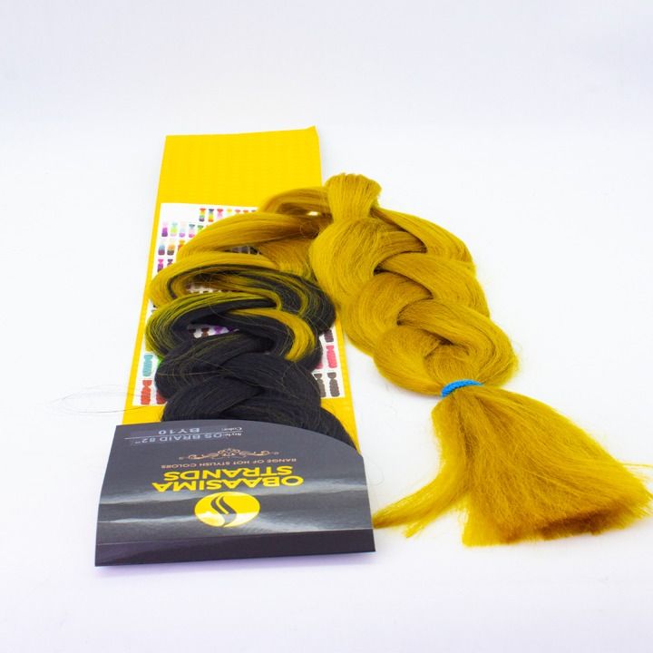 OBAASIMA Braiding Hair Extension Custom Colours Yaki Pelo Sintetico Venta Cabello Yaky Soft 100 Jumbo Kanekalons Al Por Mayor