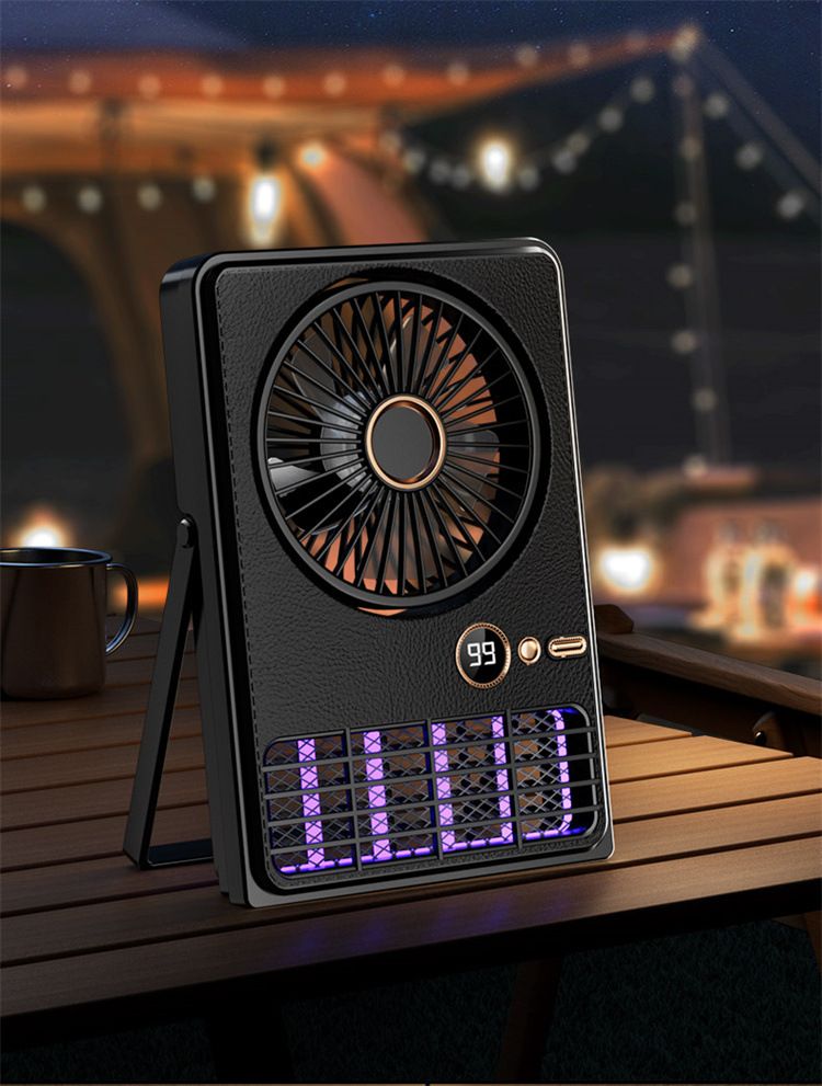 Indoor bedroom air conditioner fan mosquito killer lamp portable outdoor camping fan can be placed or hung two-in-one desktop fan mosquito killer lamp