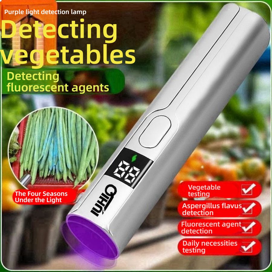  Aflatoxin Mycotoxin Fluorescent Agent Detector Pen 365nm UV Light for Food SafetyMulti level adjustment