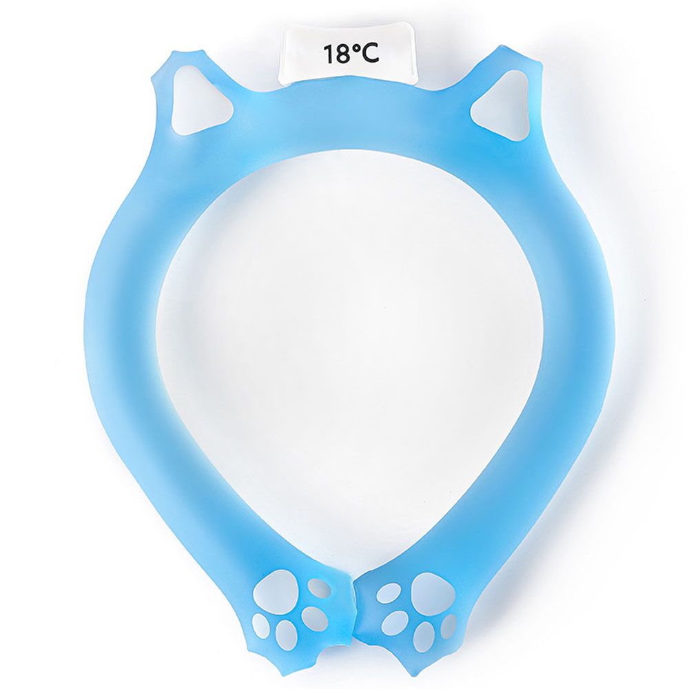 Anti-heat cooling neck collar outdoor sports circle cool neck collar quickly lowers temperatureBlue