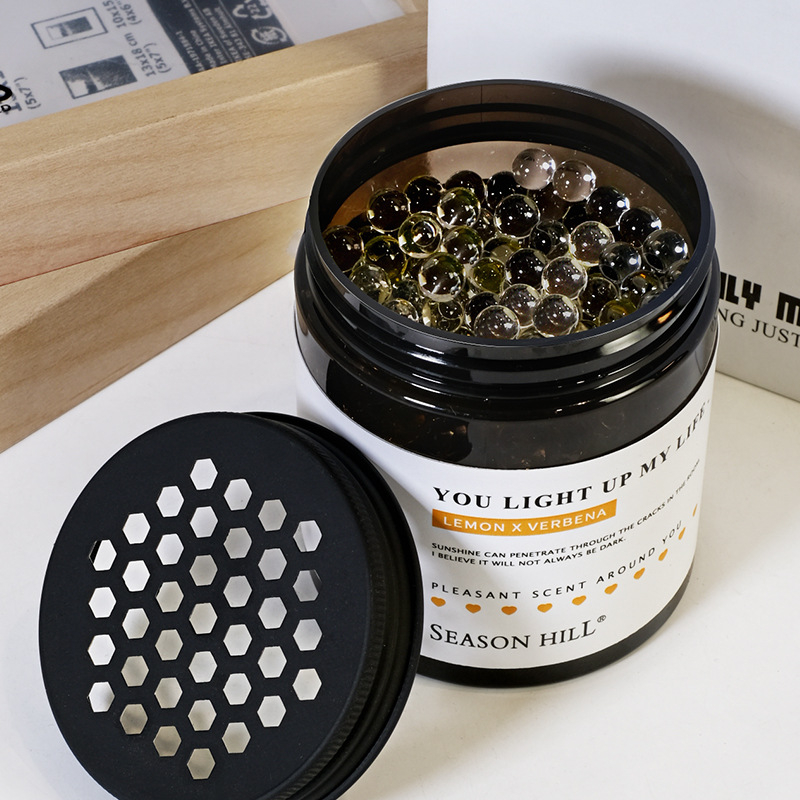 190g Natural Scented Beads Aromatherapy Can Fragrant Beads For Wardrobe Closet Car Fragrance Air Freshening Home Supplies
