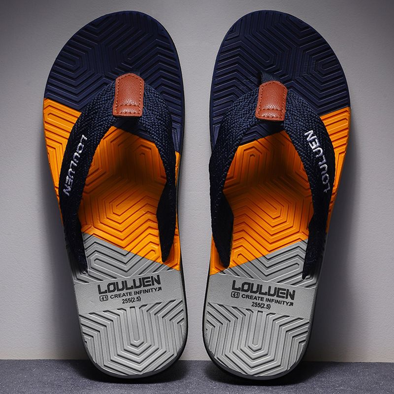 L-216 Outdoor Summer Beach Men Webbing Strap Casual Comfort Sport Eva Flip Flops Flip-flops Slipper