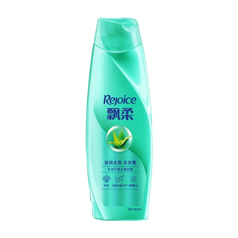 Rejoice aloe moisturizing anti-dandruff shampoo repairing for damaged hair reduces frizz and nourishes hair deep anti-dandruff shampoo 400g/bottle