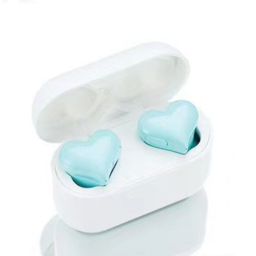 Heartbuds Heart-shaped Headphones Heart Girl In-ear Wireless Bluetooth Noise-cancelling Headphones Bluetooth Headset Earphones