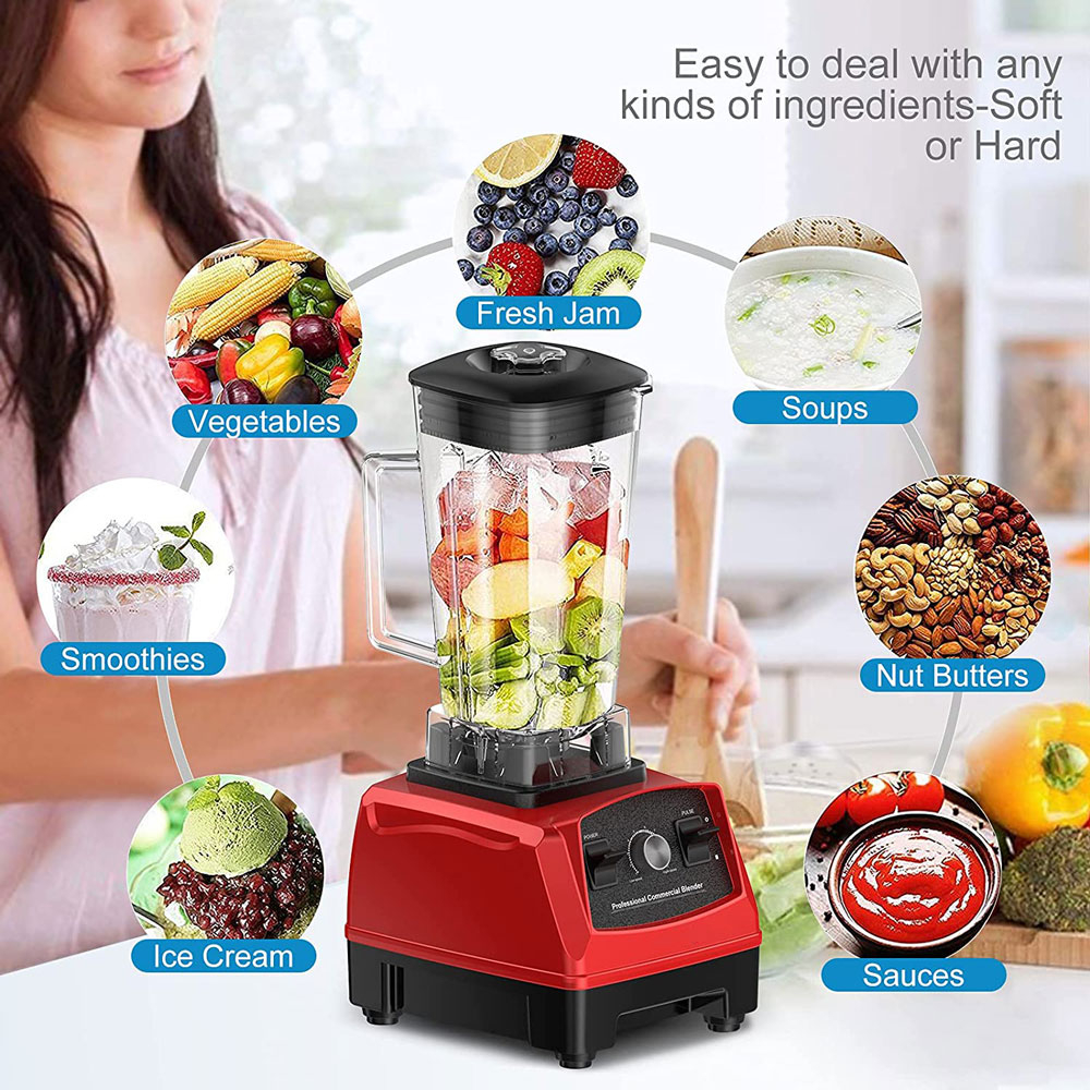 Cozy Cottage Wall breaker meat grinder Blender for Kitchen Professional Cooking Blender, Versatile Kitchen Appliance BPA-Free Blender Carafe - Speed Blender Soymilk Grain Grind Makerfor Shakes and Smoothies, Nut Butters, Soups, Dips, Hummus 2L
