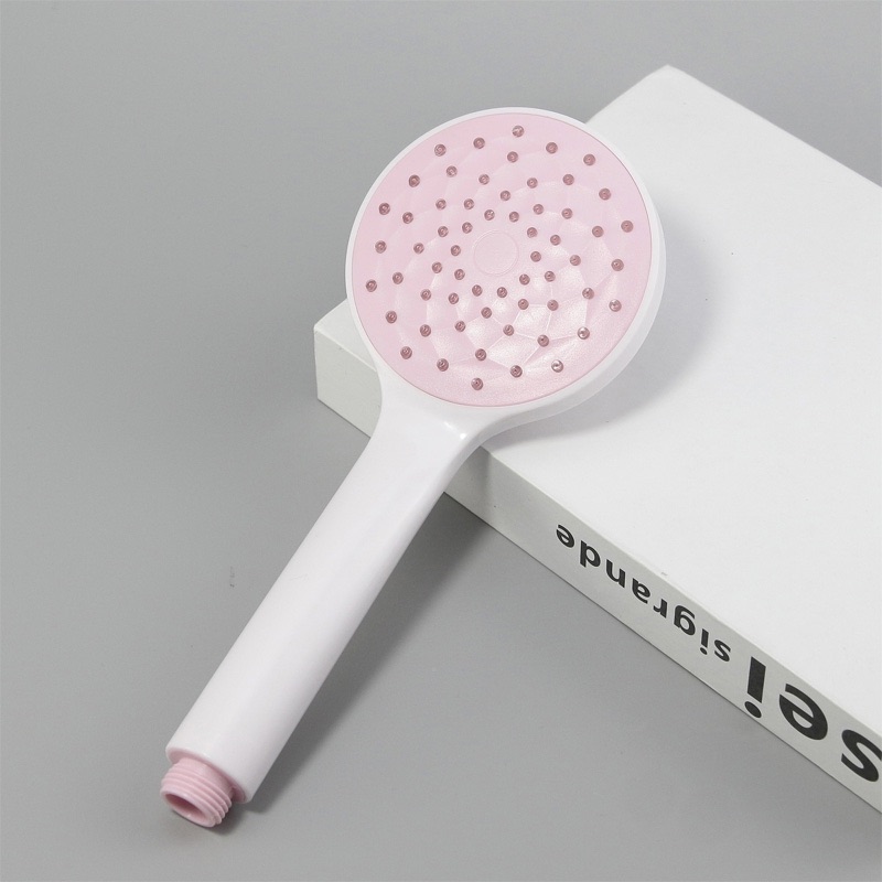 Handheld Shower Head, High Pressure, Water Saving, Shower Sprayer, Pink