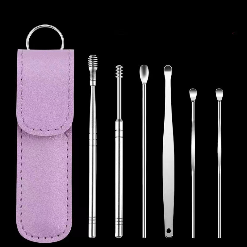Earpick Ear digging Spoon Dear Deep Clear 6 different shape can metting different needs 