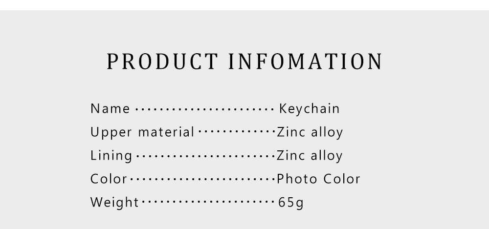 CM1H6001 CHCH Exquisite Workmanship Simple Design Zinc Alloy Material Neutral Bag Accessories Keychain Fashionable Versatile