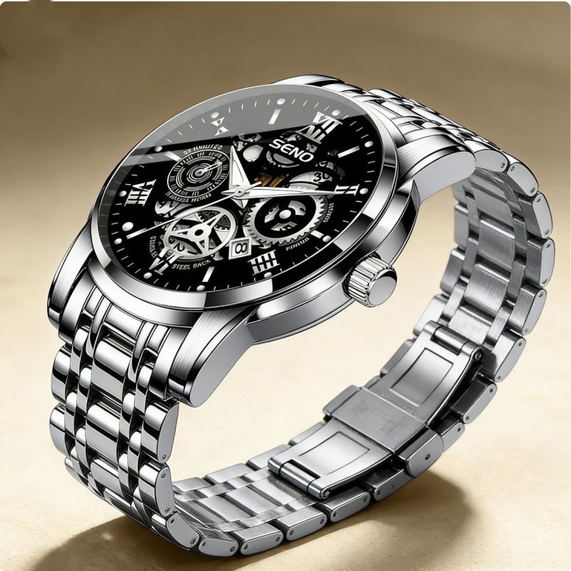 Wrist Watch men's watch Waterproof luminous watch Mineral reinforced glass mirror