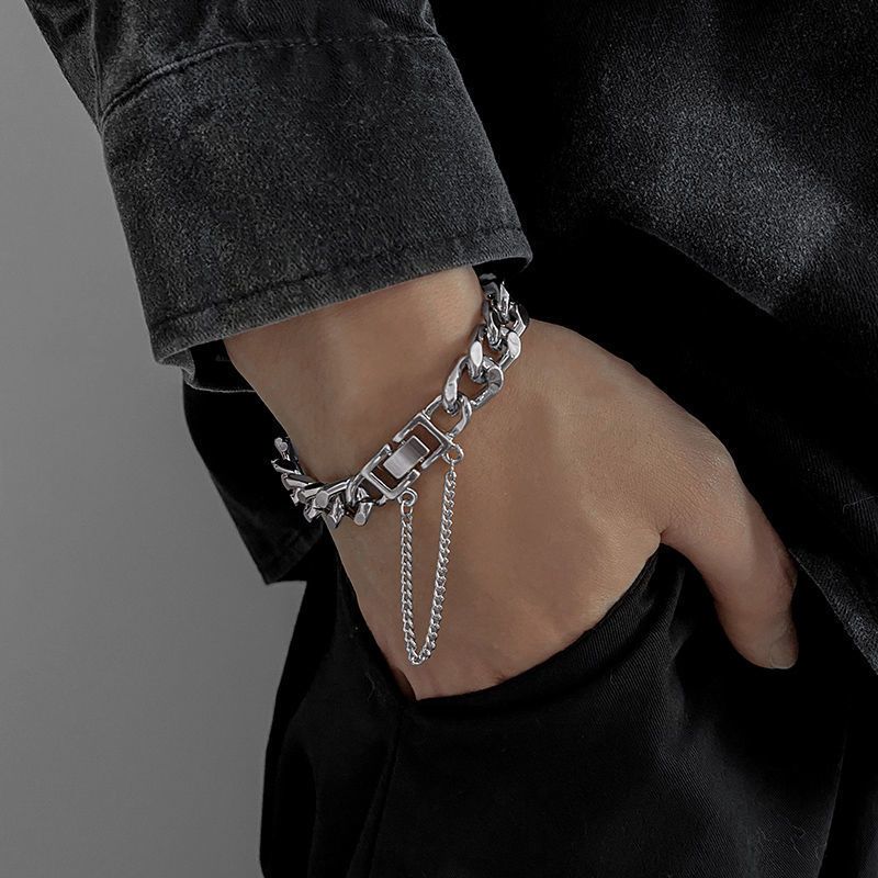 Hip hop bracelet, men's and women's metal chains CRRSHOP free shipping unisex 