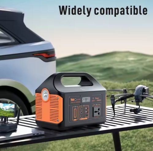 300W/500W New Energy Outdoor Power Supply Mobile Solar System AU Plug Emergency Power Outage Portable Solar Power Station with Inverter for Emergency Household (NO SOLAR PANEL)