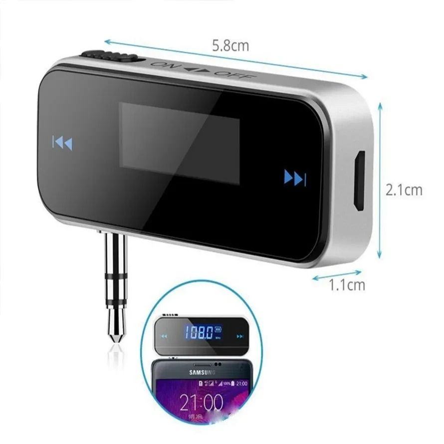 3.5mm Wireless Mini Transmitter In Car Kit Music Audio FM Transmitter For iPhone 4 5 6 6S Plus Samsung iPad MP3 Handsfree
