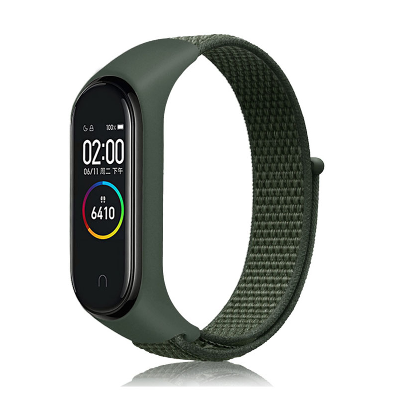 Soft Band Breathable Nylon Women Men Adjustable Strap Bracelet Watch for Fitness Sport Tracker