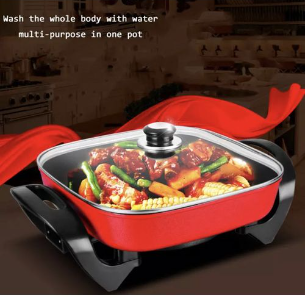 Electronic Pressure Cooking Pot - Red