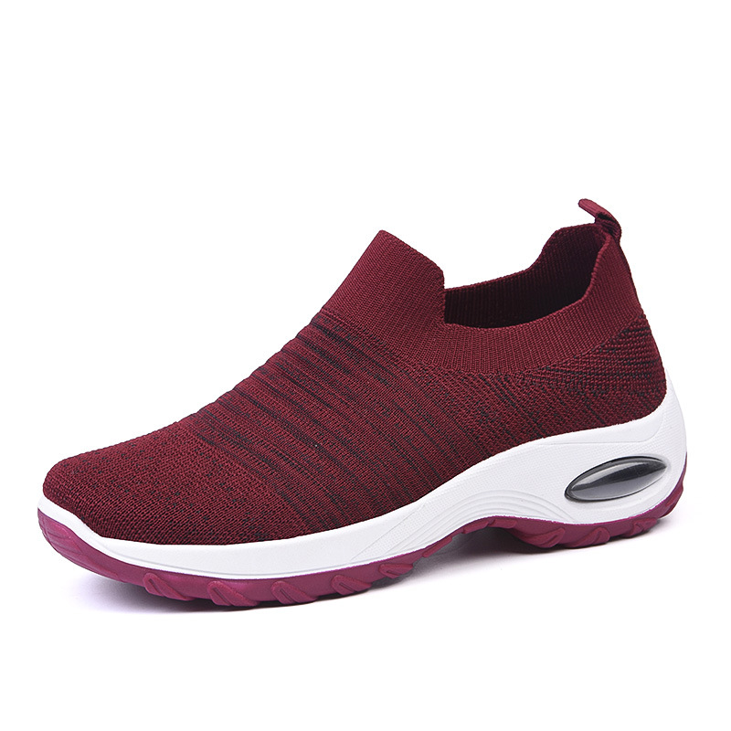 Women Fashion Sneakers Slip on Breathe Mesh Walking Shoes Loafers Ladies Shoes