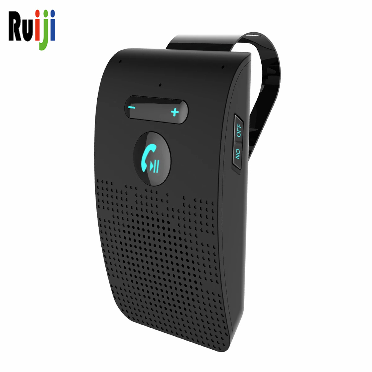 Ruiji Bluetooth compatible hands-free car kit sun visor wireless car Bluetooth system car Bluetooth mp3 speaker hands-free telephone multipoint hands-free BT speaker