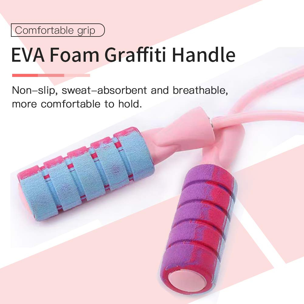 Ropeless Jump Rope - Tangle-Free Ball Bearing Skipping Rope for Fitness - Cordless Jumping Rope for Indoor and Outdoor - Bod Rope Weighted Jump Rope Workout for Exercises Men, Women, Kids