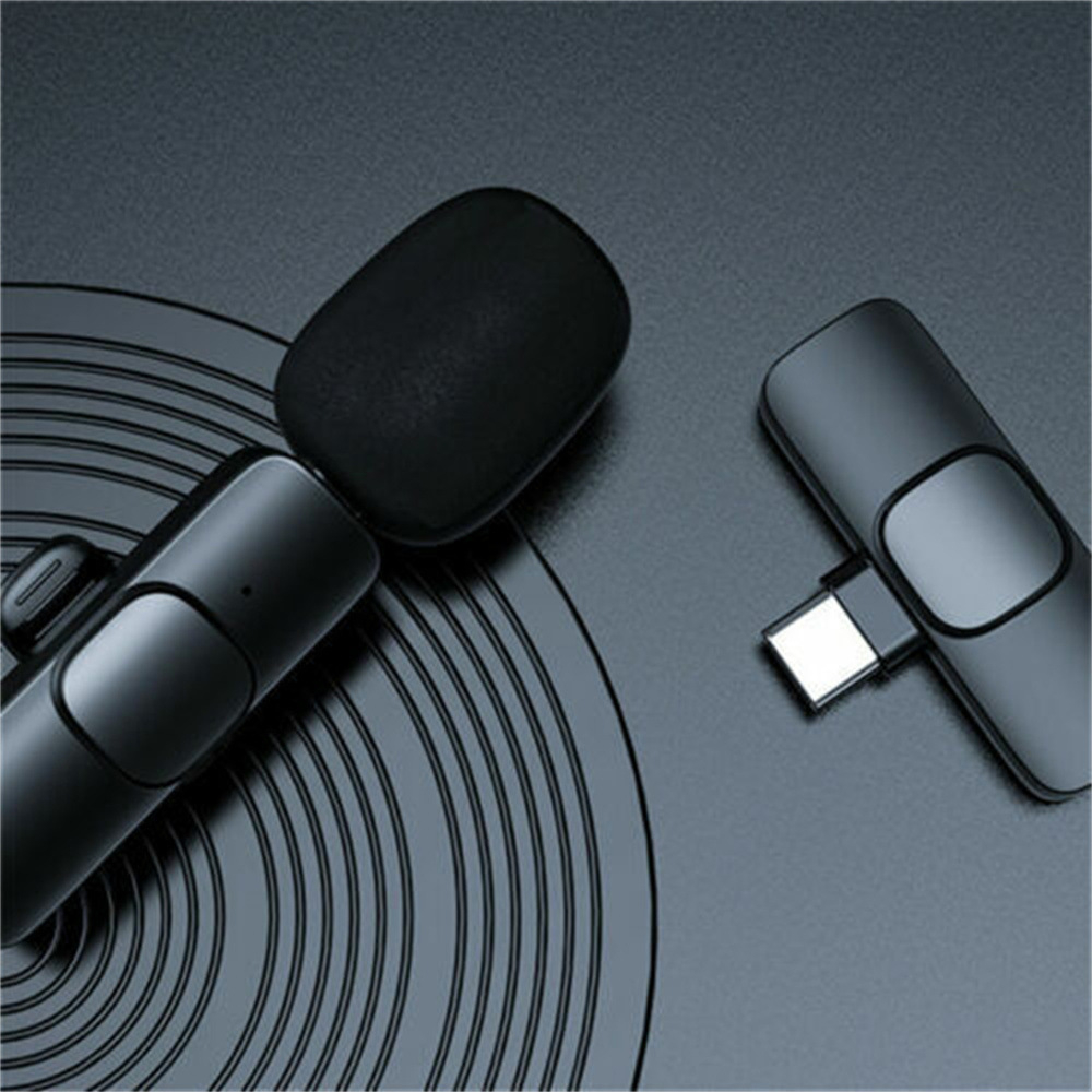 Noise Reduction Lavalier Microphone Wireless for IOS/Type-C