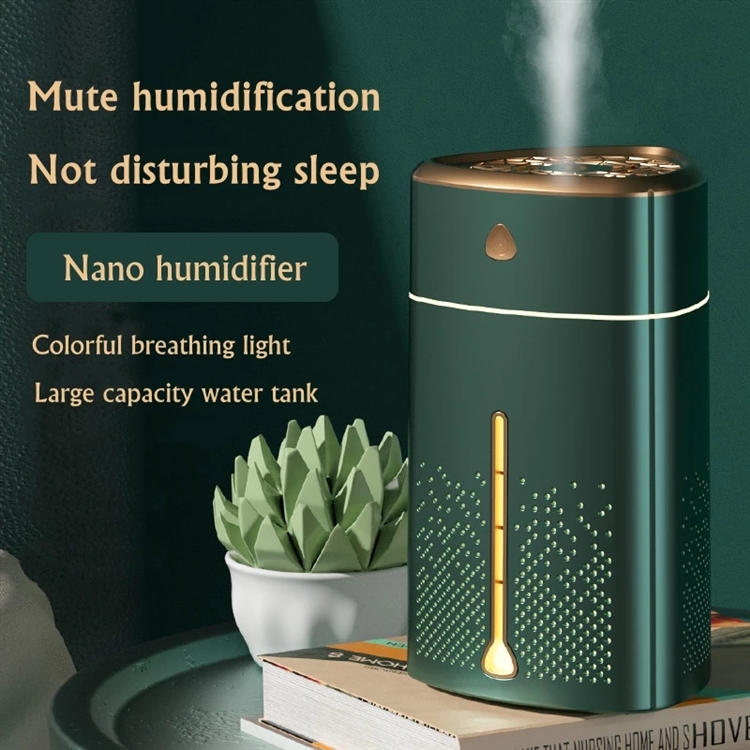CRELVCOE 1000ML Air Humidifier 7 Color LED Light Aromatherapy Fragrance Essential Oil Diffuser USB Aroma Mist Maker