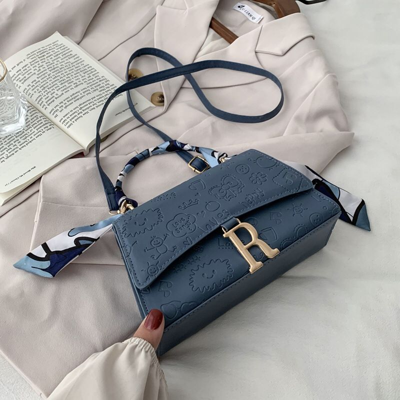 New Paris Style Small Women's Bag Trendy Fashion Portable Square Bag Single Shoulder Bag