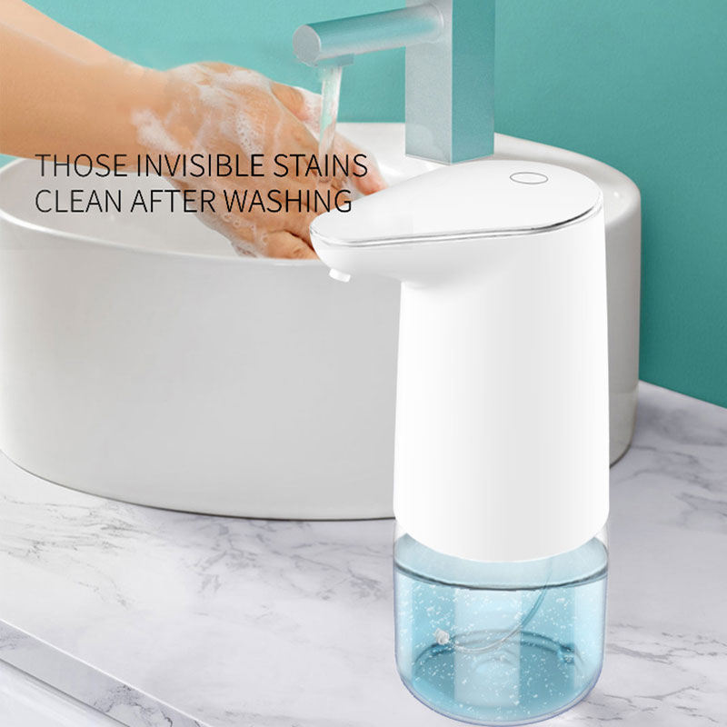 Automatic Soap Dispenser, 17Oz / 500ml Touchless Battery Operated Foaming Soap Dispenser, w/Adjustable Soap Dispensing Volume Control