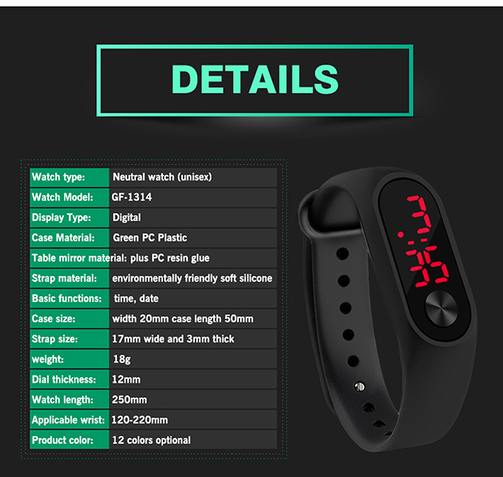 2022 LED Smart Watches Suit for Men and Women Universal Kids Smart Wristwatch Watch Sport Watch Casual Silicone For Kids Watches Wristwatch Bracelet