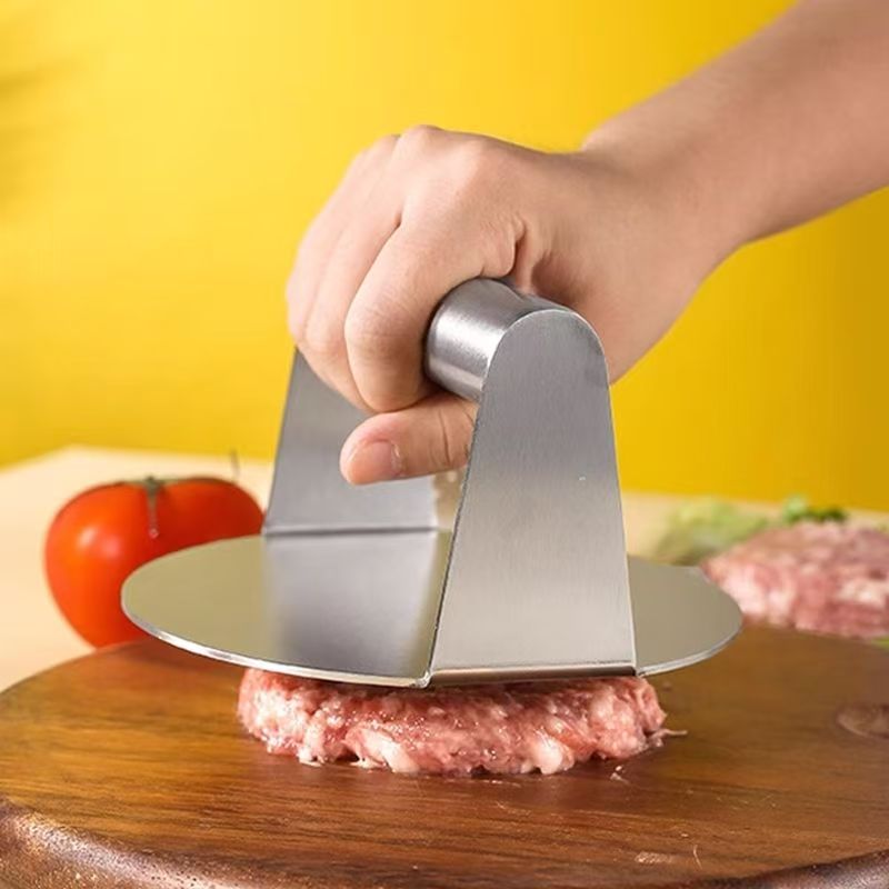Wannilen Hamburger meat press, stainless steel meat press, burger artifact, meat patty tool, beef patty mold, meat patty press, stainless steel artifact