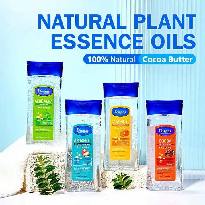 Disaar 100% Natural Body Oil Gel Hot Moisturizing Glowing Skin Body Massage Perfume Oil Gel For Men Women Whole Body Skin Glow
