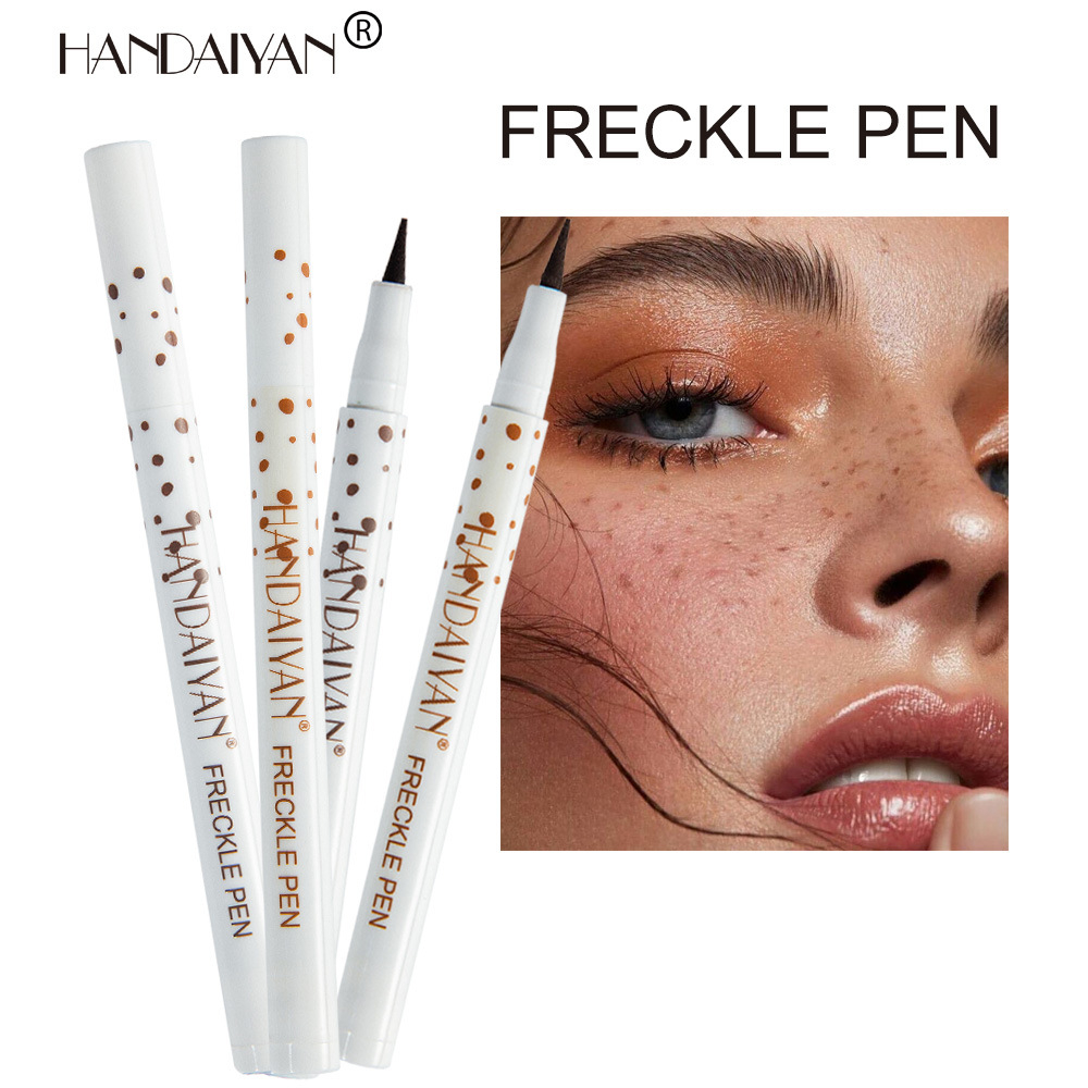 H3003 Natural Freckle Pen Waterproof Face Light Brown/Dark Eyeliner Dot Spot Pen Cosmetic Long-Lasting Makeup Tool Not Easy To Fade