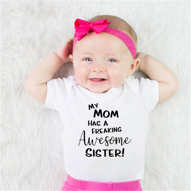 Summer Funny Baby Romper of Course I'm Cute You Have Seen My Mom Print Fashion Newborn Infant Unisex Toddler Jumpsuit