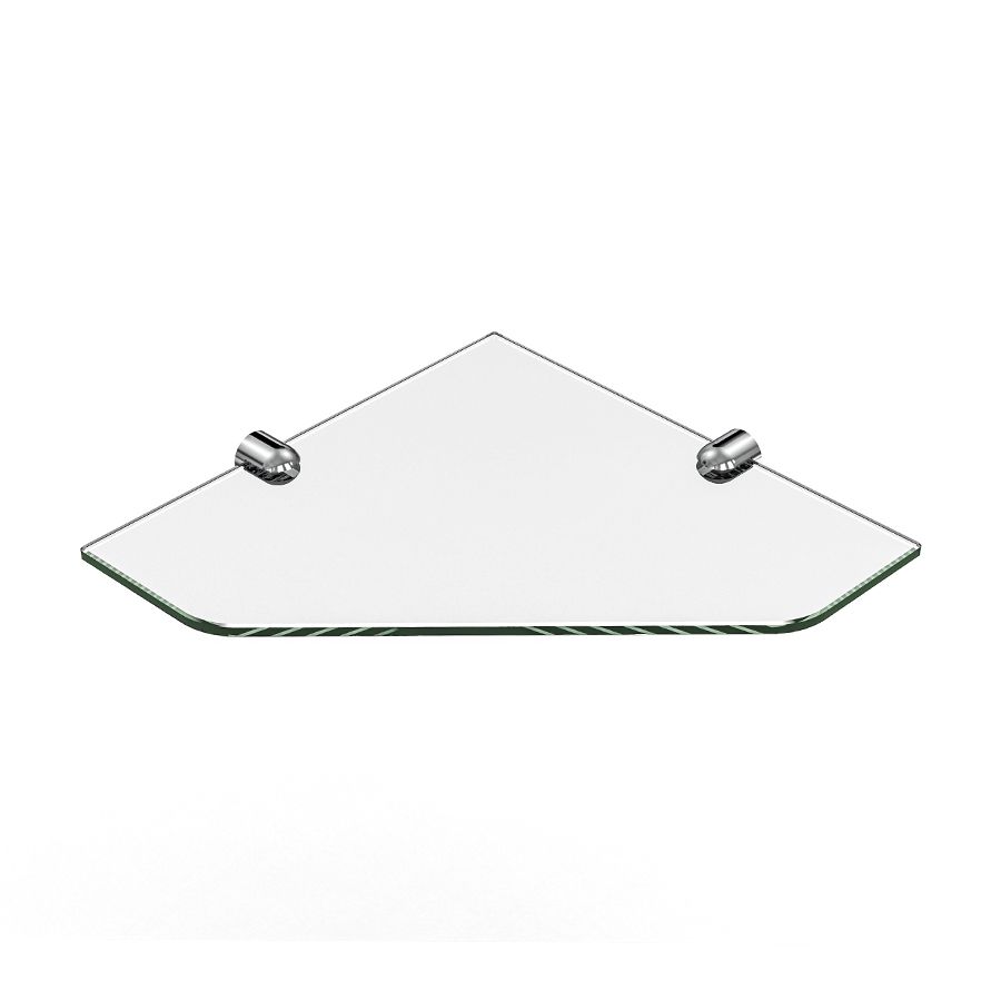 Glass Corner Shelf for Bathroom, Tempered Glass Shelf , Stainless Steel Wall Mounted Corner Shower Shelf, Glass Shelf for Bathoom Organization
﻿