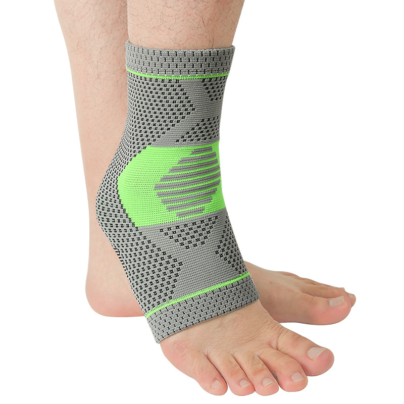 HJ027 1Pcs Ankle Brace Compression Sleeve Injury Recovery Joint Pain Tendon Support, Plantar Fasciitis Foot Socks with Arch Support