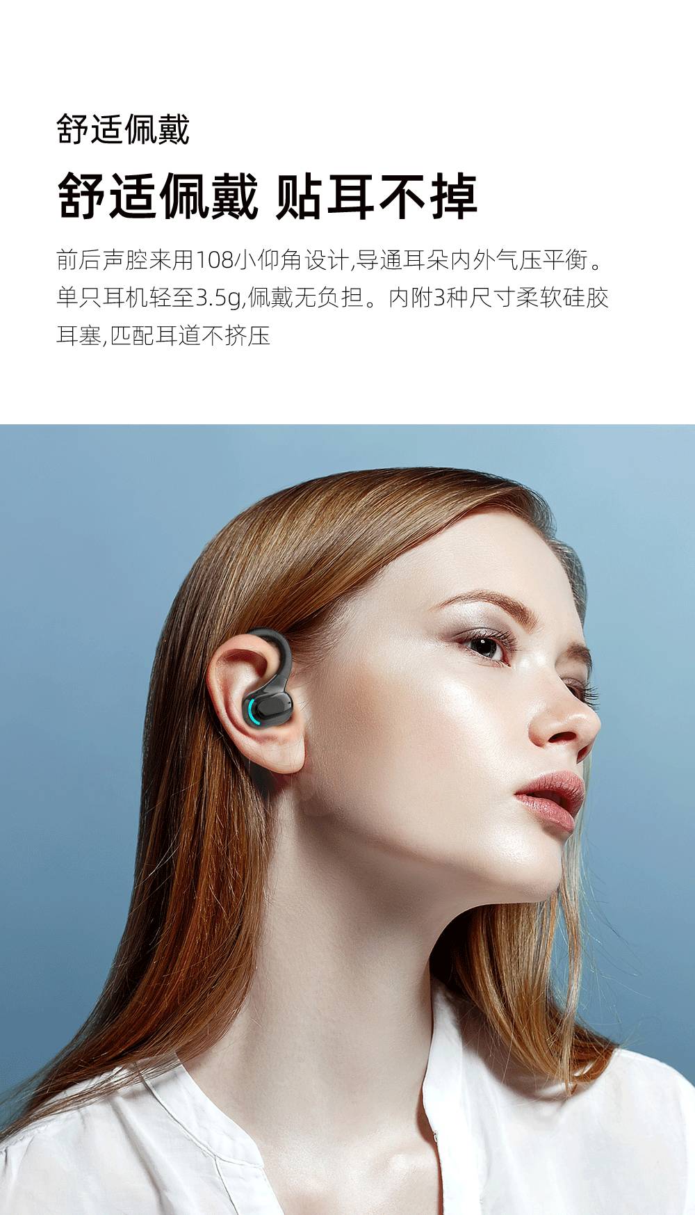 Cross-border new wireless bluetooth headset 5.2 ultra-long standby waterproof subwoofer headset sports in-ear headphones