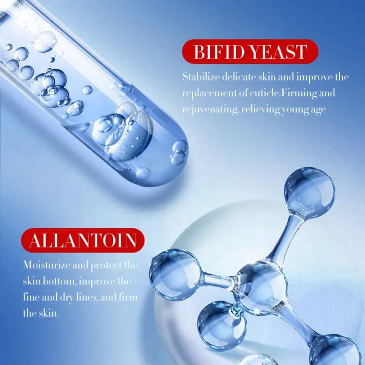 BIOAOUA Vitamin B5 Hyaluronic Acid, Yeast Extract Anti-Wrinkle & Soothing Repair facial mask 30g Moisturizing Skin Care Products