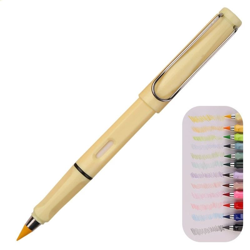 Colored pencil, no ink, no sharpening, eternal upright posture, pencil for drawing and writing, erasable and not easily broken CRRSHOOP free shipping colored pen 