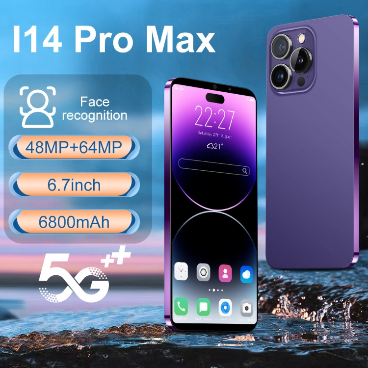 Smart Phone I14 PRO MAX 6.0 inch Large screen with 5 million pixels 1+16 All-in-one machine Android 8.1 CRRSHOP black white blue purple gold Smartphones